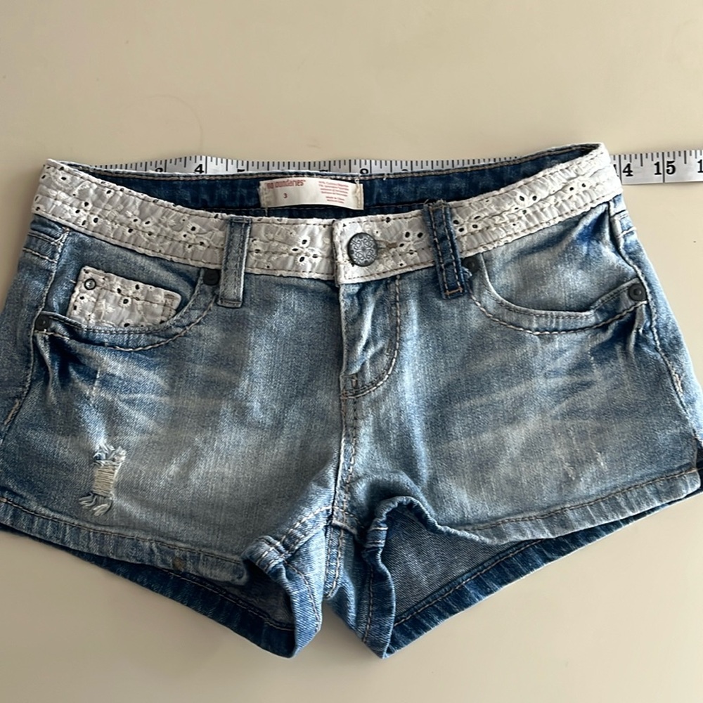 Juniors size 3 denim shorts